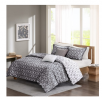 Madison Park Comforter Sets: 5-Piece Alexa Cotton (Queen; Grey) for $25, More
