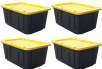 27-Gallon Centrex Plastics Tough Box Storage Tote: 4 for $25.57