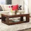 HomeVance Myrna Glass Coffee Table