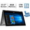 Dell Inspiron 2-in-1 Touchscreen Laptop: Core i5-8250U 1.60GHz, 8GB RAM, 1TB HDD, Win10