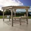 Backyard Discovery 14 x 10 Pergola with Electric Capabilities (Build it Yourself)