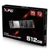 XPG 512GB SX6000 PCIe M.2 2280 Solid State Drive w/ XPG Heatsink