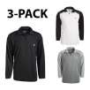 [3-Pack] Champion 1/4 Zip Sport Performance Pullover Jacket