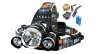 3,500 Lumen Tactical Headlamp with 3 LEDs + FREE Batteries & Chargers