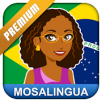 Learn Brazilian Portuguese with MosaLingua Premium (iOS App or Android App) for Free