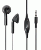 Black Stereo Headphone/Earphone with microphone for iPhone