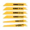 Ace Hardware 6-Pack DeWalt 6" Bi-Metal Reciprocating Saw Blades for $7 Each
