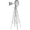 Strongway Ornamental Garden Windmill 8ft.H, Gray