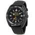 Seiko Prospex Kinetic GMT Black Dial Black Leather Men