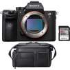 Sony a7RIII Full-frame Mirrorless Interchangeable Lens Camera Body Bag Gun Mic Bundle for $2998, More