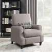 Shelby High Leg Recliner with Kidney Accent Pillow