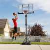 Lifetime 52" Steel-Framed Acrylic, Power Lift, XL Base Portable Basketball System