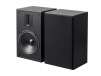 Monoprice MP-65RT 6.5in and Ribbon Tweeter 2-Way Bookshelf Speakers (Pair), Black