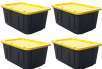 27-Gallon Centrex Plastics Tough Box Storage Tote: 4 for $25.17