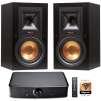 Klipsch R-15M Bookshelf Speaker Set & PowerGate Amplifier PlayFi Wireless Gateway Bundle