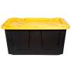 4X Greenmade Storage Tote, 27 Gallons, 30 15/16"L x 20 5/16"W x 14 9/16"H, Black