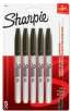 10-Count Sharpie Permanent Fine-Point Markers (Black or Assorted Colors)