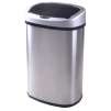 BestOffice 13-Gallon Touch-Free Sensor Automatic Stainless Steel Trash Can