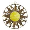 Sutton Rowe Hanging Glass Sun Wall Art - Yellow