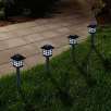 Pure Garden Outdoor Lantern Solar Landscaping Lights - Set of 6