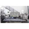 Abbyson Living Hamptons Top-Grain Leather 3-Piece Reclining Sofa Set