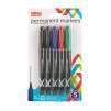 5-Pack Office Depot Fine Point Permanent Markers (Assorted): 2 for $0.75