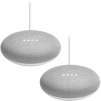 Google Home Mini Smart Speaker 2-Pack  (Chalk, Charcoal)