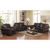 Abbyson Living Sophie Top-Grain Leather Sofa, Loveseat and Armchair Set