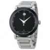 Movado Museum Black Dial Stainless Steel Men
