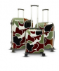 Gabbiano Camo Collection Expandable Hardside 3-Piece Luggage Set