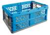 two Quest Collapsible Crates in Blue or Red