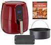 Power Air Fryer Elite 5.5-qt 6-in-1 Digital Air Fryer w/ Cake Pan