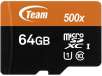 Team 64GB microSDXC UHS-I/U1 Class 10 Memory Card with Adapter, Speed Up to 80MB/s (TUSDX64GUHS03)