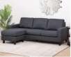 Kristen Fabric Reversible Sectional with Optional Ottoman