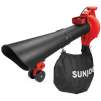 Sun Joe 14AMP 250MPH 4-in-1 Electric Blower, Vacuum, Mulcher & Gutter Cleaner (Red, Blue, Purple)