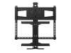 Monoprice Above Fireplace Pull-Down Full-Motion Articulating TV Wall Mount Bracket