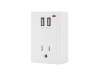 Monoprice Z-Wave Plus Wall Socket Plug-in Receptacle with 2 USB and 1 AC Port up to 2.4A