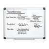 Foray Dry Eraser Boards (various styles): 18"x24" Aluminum Frame Board $7, More