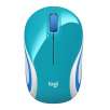 Logitech Wireless Mini Mouse m187 Pocket Sized Portable Mouse, Bright Teal (910-005363)