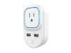 2x Monoprice Z-Wave Plus Smart Plug & Repeater w/ 2x USB Ports for $31