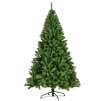 Costway 7.5FT PVC Artificial Christmas Tree 1346 Tips Premium Hinged w/ Solid Metal Leg