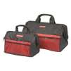 Craftsman 18 in. W x 13, 18 in. H Ballistic Nylon Tool Bag Set 12 pocket Black 2 pc.