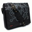 Laurex Urban Laptop Messenger, Black Tattoo