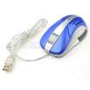 3-Button USB Optical Scroll Mouse with Fan, Blue