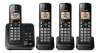 Panasonic 4-Handset Single-Line DECT 6.0 Phone With Answering Machine
