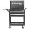 30 in. 4 Drawer Black Tech Cart