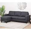 Abbyson Living Kristen Fabric Reversible Sectional Sofa
