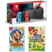 Nintendo Switch System w/ Donkey Kong Tropical Freeze + Super Mario Bros U Deluxe Bundle