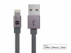 Monoprice Cabernet Series or 90-Degrees Apple MFi Certified Lighting to USB Charge & Sync Cable 3 for $12