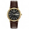 Citizen Eco Drive Black Dial Brown Leather Men